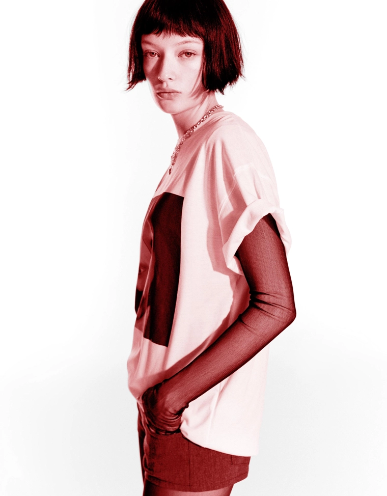 Футболка Lady Gaga с короткими рукавами и принтом