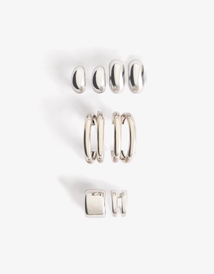 Набор из 8 серег и серьги-каффа SIGNATURE EDITION- Заказать в России