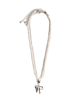 Набор из трех ожерелий с искусственным жемчугом- Заказать в России