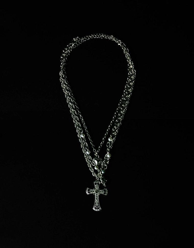 Набор из 4 ожерелий с подвесками