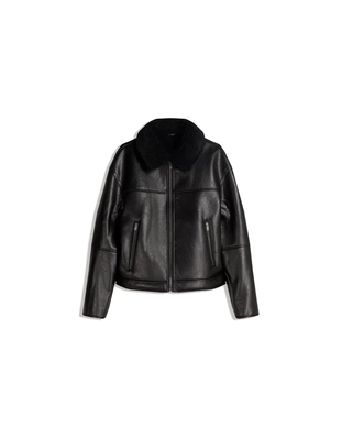 Куртка из искусственной кожи- Заказать в России