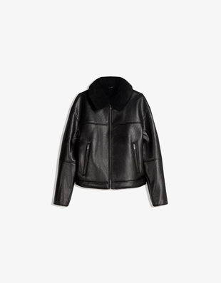 Куртка из искусственной кожи- Заказать в России