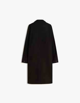 Длинное пальто из ткани- Заказать в России