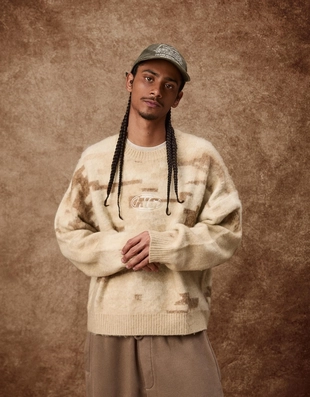 Свитер с принтом- Заказать в России