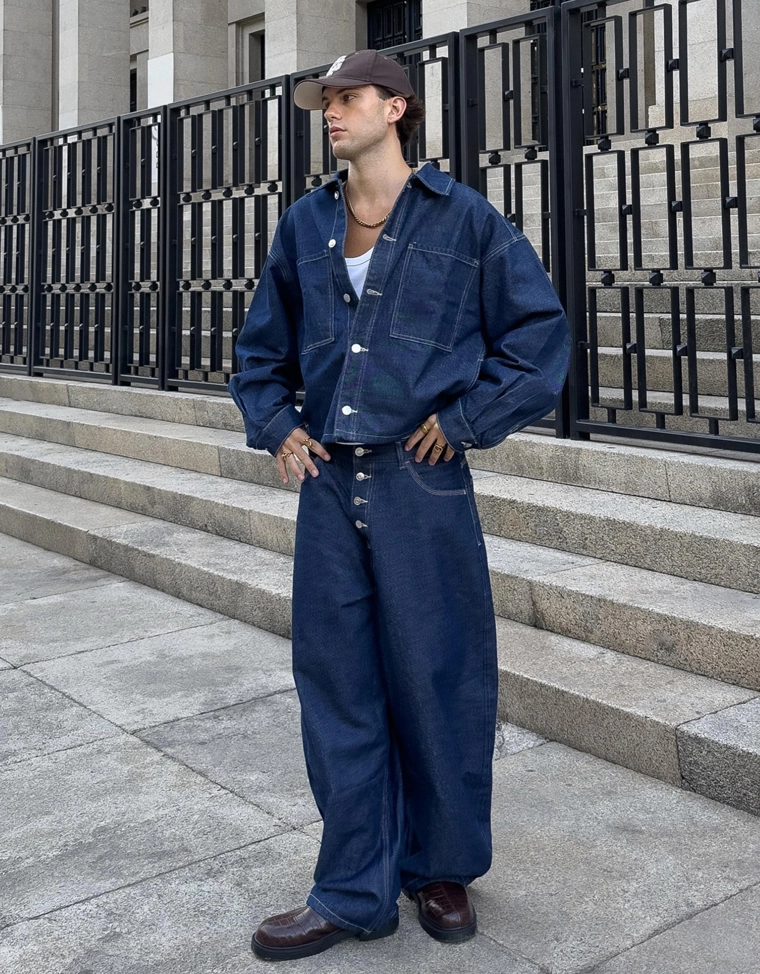 Джинсовая рубашка