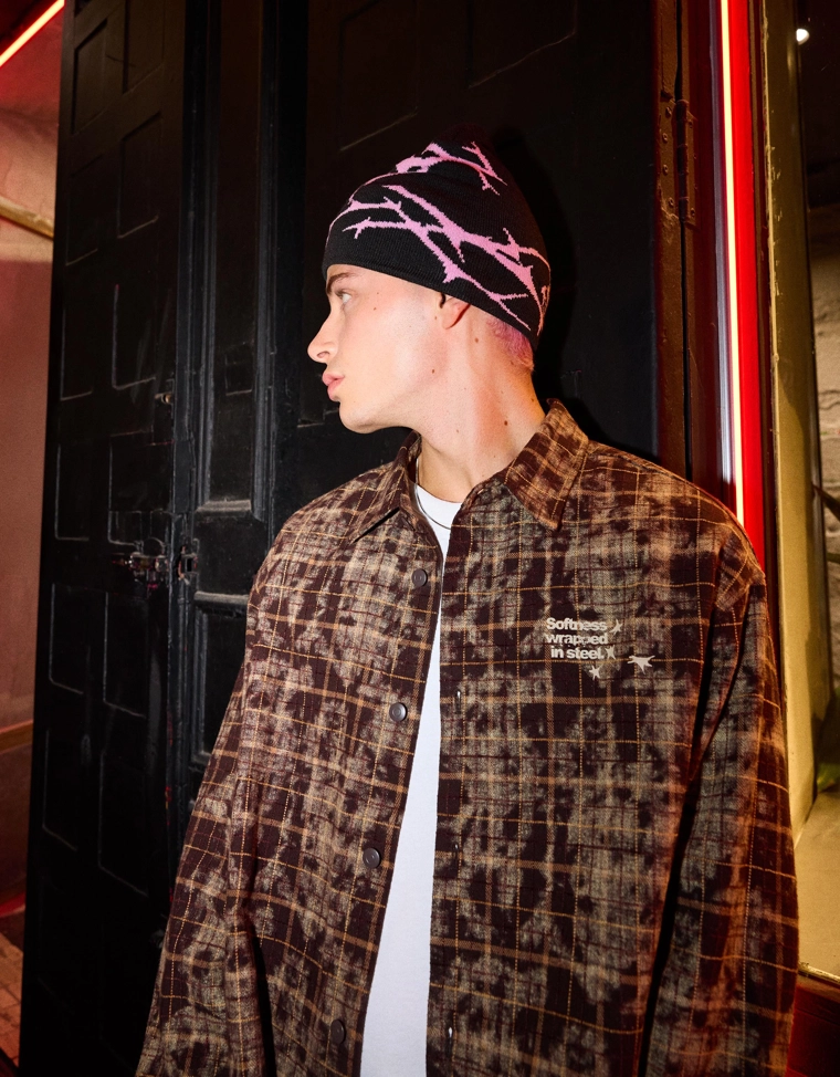 Рубашка оверсайз в клетку