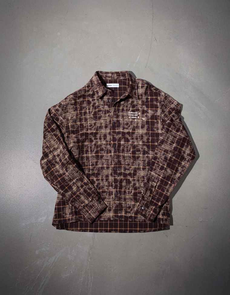 Рубашка оверсайз в клетку