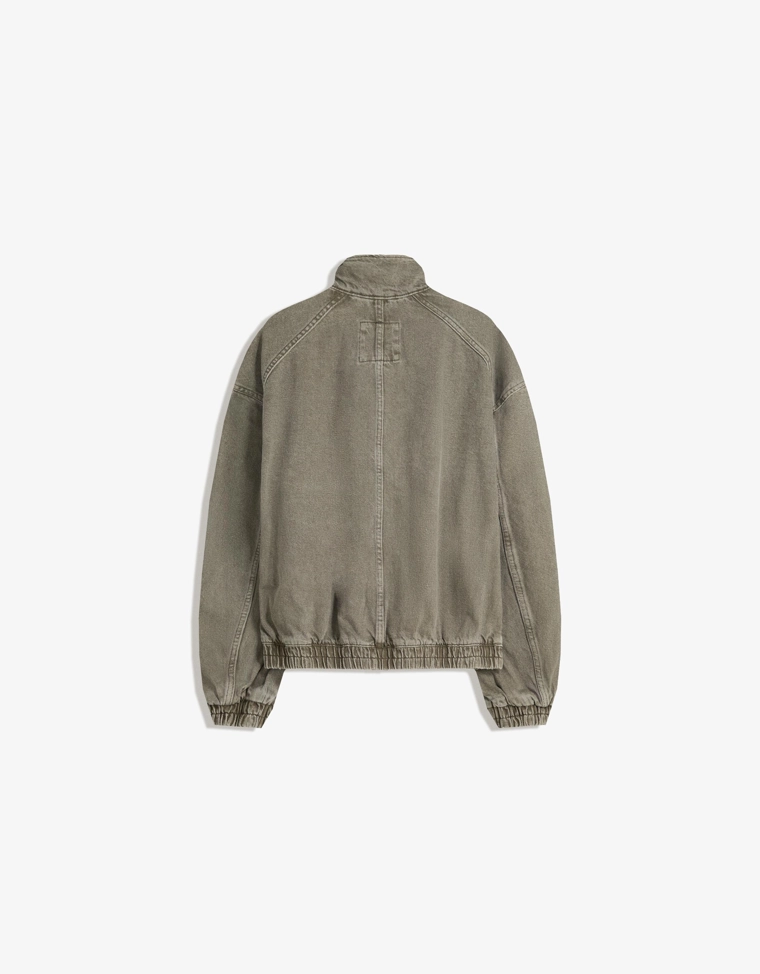 Куртка с эффектом стирки