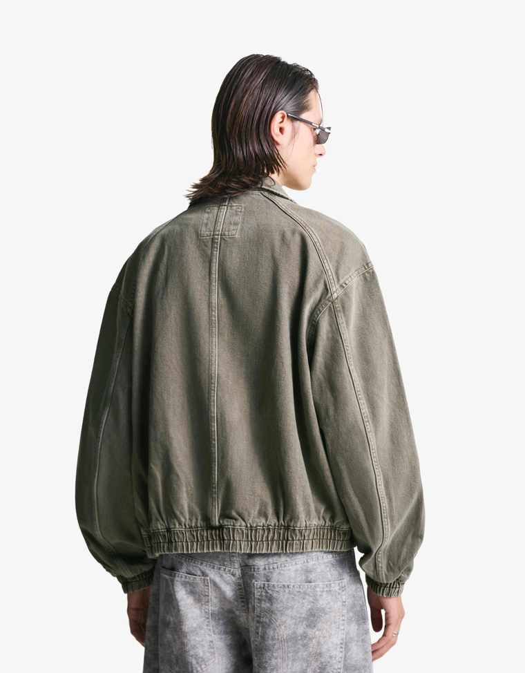 Куртка с эффектом стирки