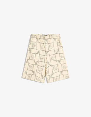 Шорты-бермуды с заниженным шаговым швом- Заказать в России