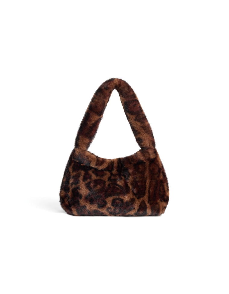 Сумка через плечо из искусственного меха