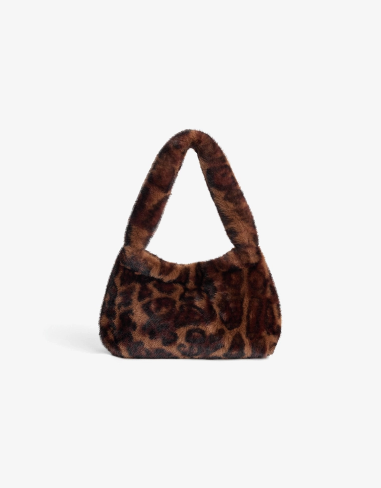 Сумка через плечо из искусственного меха