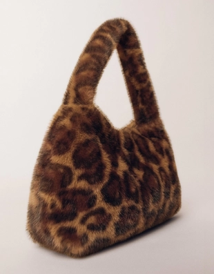 Сумка через плечо из искусственного меха- Заказать в России