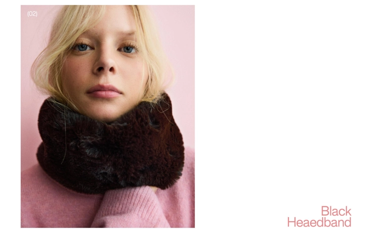 Повязка из искусственного меха