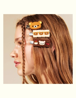 Набор из 3 заколок для волос RILAKKUMA- Заказать в России