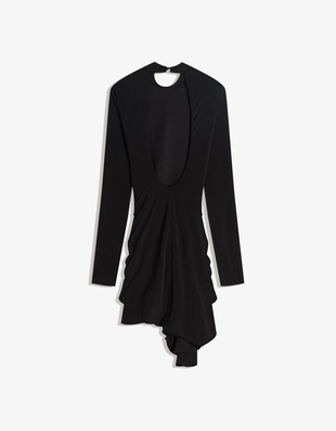 Мини-платье с поясом-кушаком со сборкой и цветочным принтом- Заказать в России