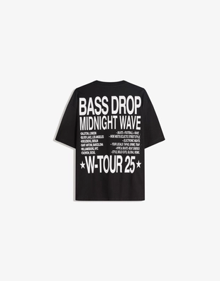 Футболка с короткими рукавами и принтом- Заказать в России