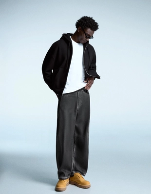 Брюки BARREL с принтом- Заказать в России