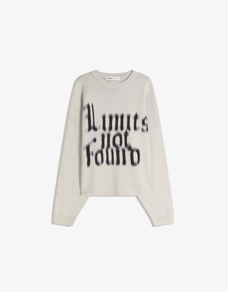 Свитер с принтом