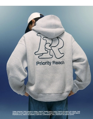 Худи с капюшоном и принтом- Заказать в России