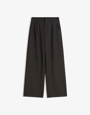 Брюки объемного кроя из двухслойной ткани- Заказать в России