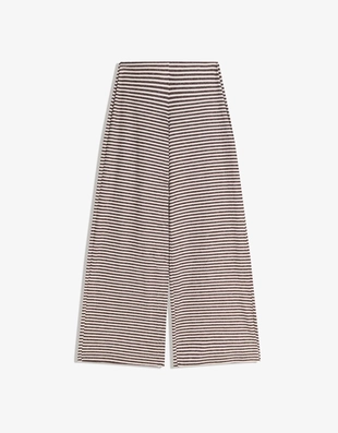 Трикотажные брюки свободного кроя в полоску- Заказать в России