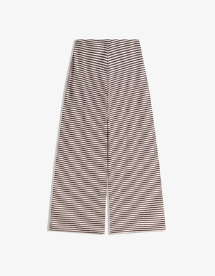 Трикотажные брюки свободного кроя в полоску- Заказать в России