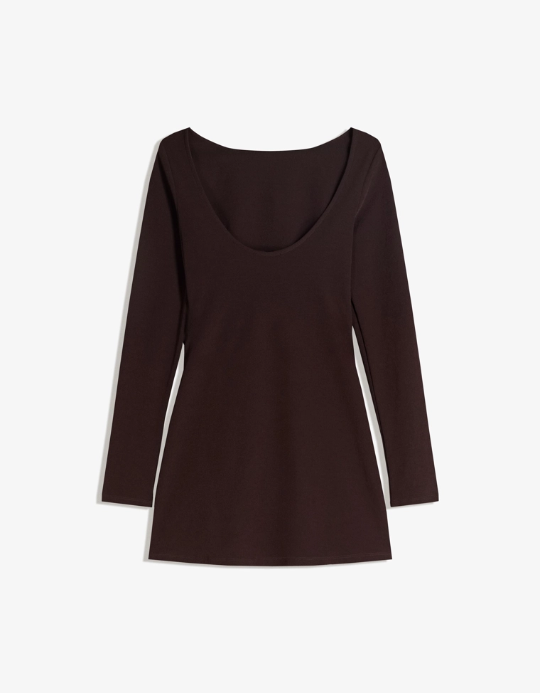 Мини-платье с поясом