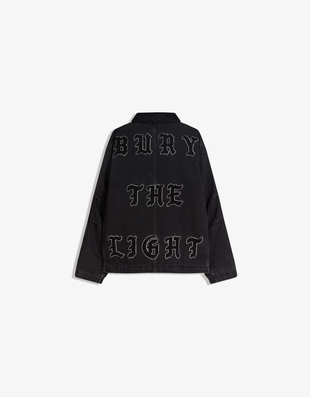 Джинсовая куртка с карманами- Заказать в России