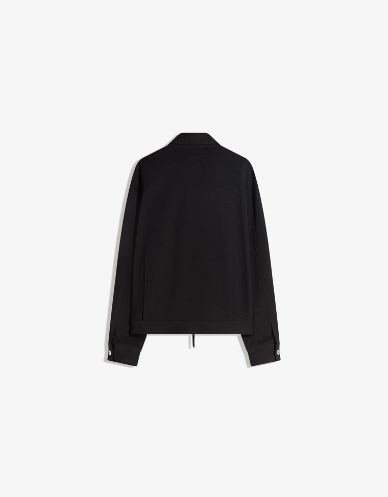 Куртка-рубашка приталенного кроя на молнии