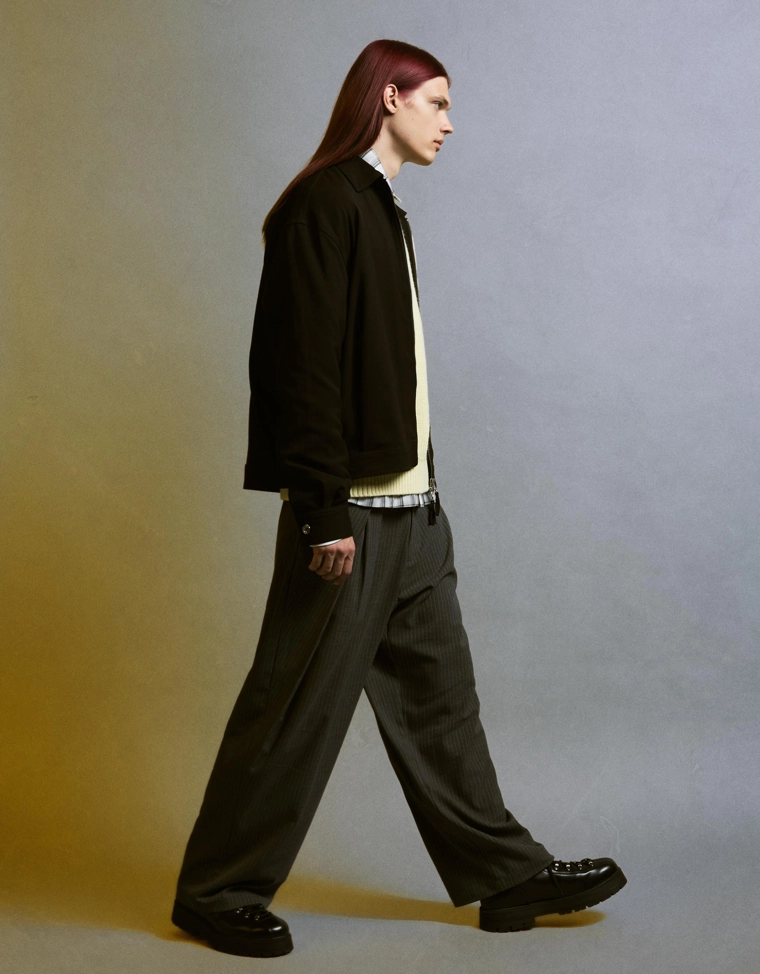 Куртка-рубашка приталенного кроя на молнии