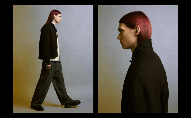 Куртка-рубашка приталенного кроя на молнии