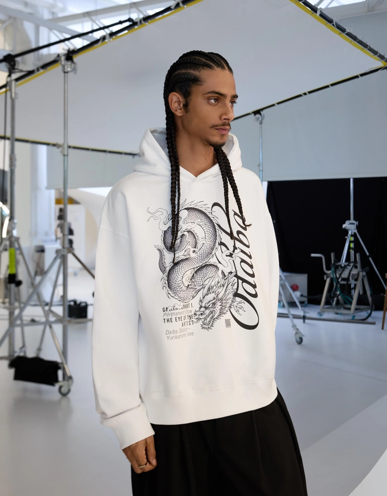 Свитшот digital filter dragon boxy