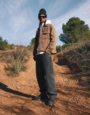 Вельветовая куртка геометрического кроя- Заказать в России