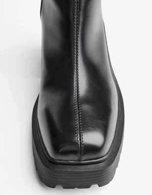 Ботильоны с квадратным носом- Заказать в России