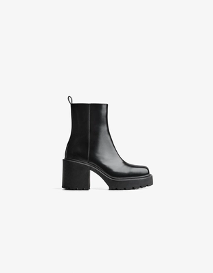 Ботильоны с квадратным носом- Заказать в России