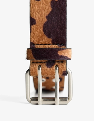 Ремень с анималистическим принтом- Заказать в России