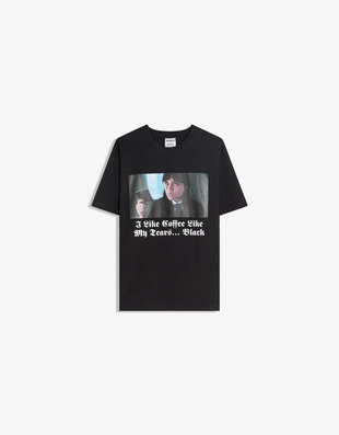 Футболка с короткими рукавами и принтом WEDNESDAY- Заказать в России