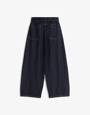 Джинсы WIDE LEG BARREL с ремнем- Заказать в России