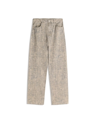 Брюки BARREL с принтом- Заказать в России