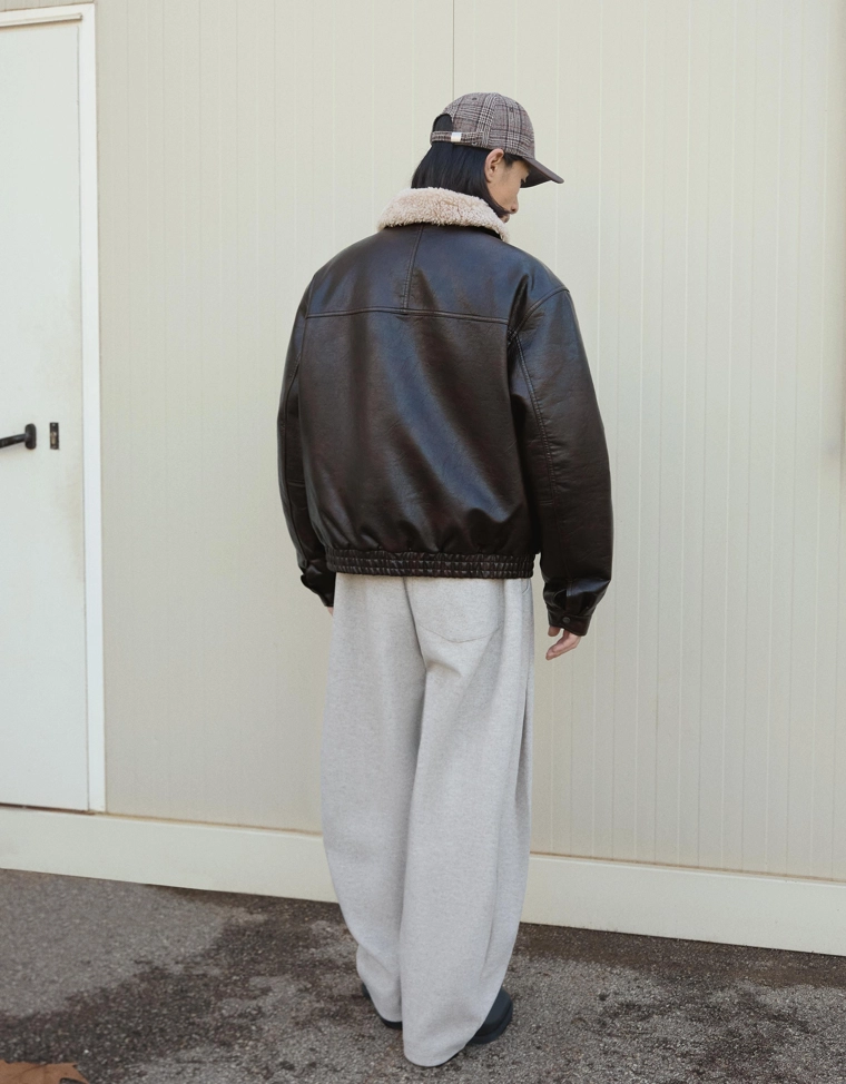 Куртка из искусственной кожи