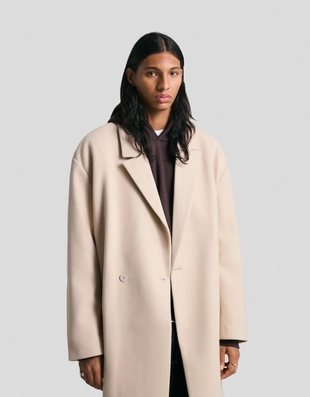 Пальто из драпа на запах- Заказать в России