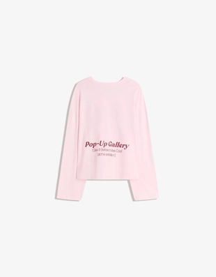 Купить Bershka Футболка с длинными рукавами и принтом геометрического кроя