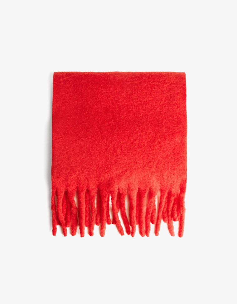 Однотонный шарф