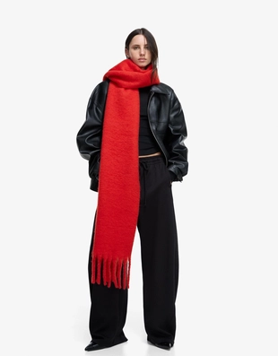 Однотонный шарф- Заказать в России