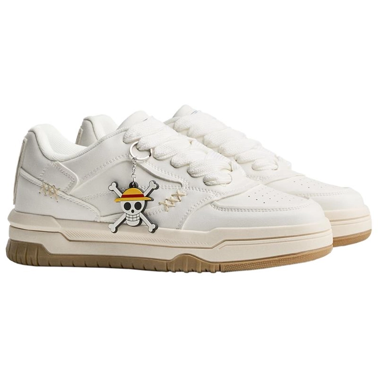 Скейтерские кеды One Piece с брелоком