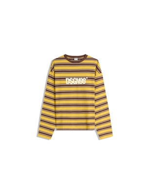 Лонгслив с принтом в стиле ретро- Заказать в России