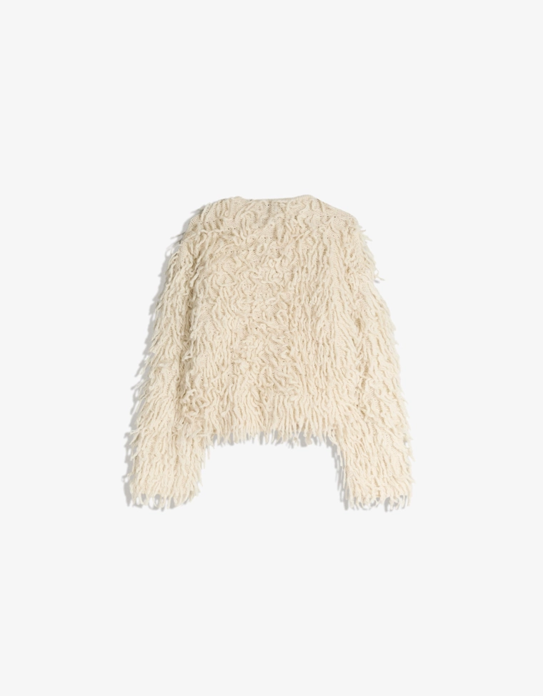 Кардиган с бахромой