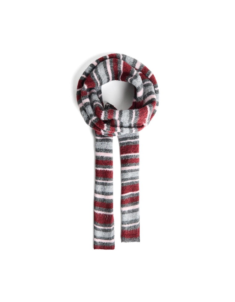 Удлиненный шарф в полоску