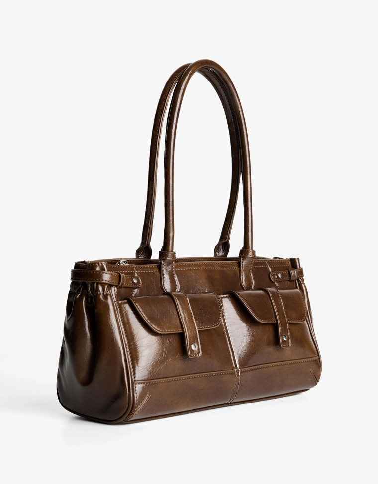 Сумка на плечо с карманами